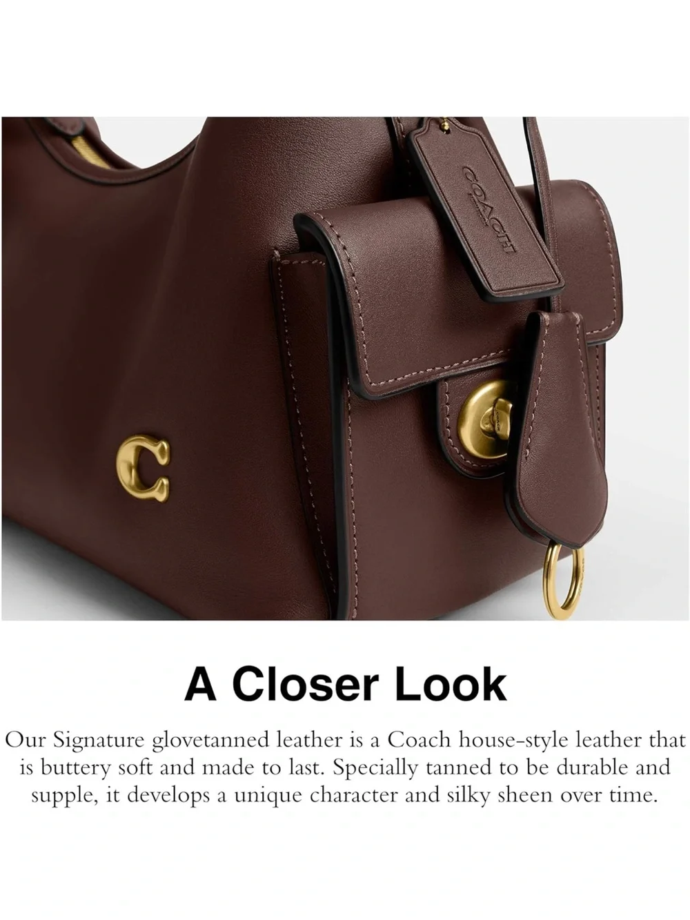 Coach sleek shoulder